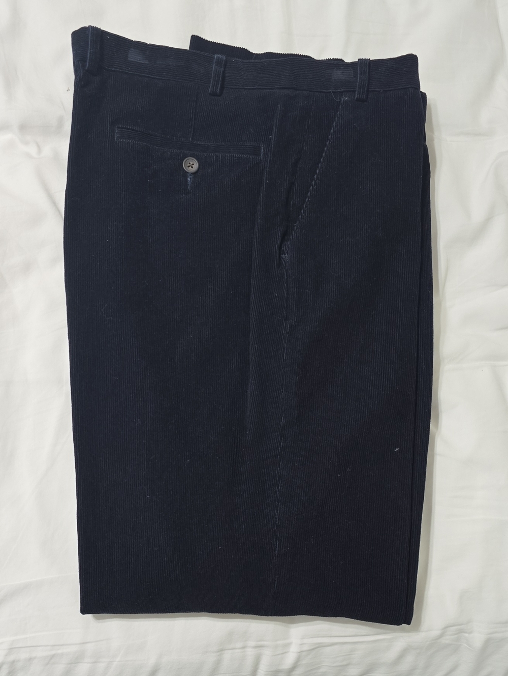 Lauren Ralph Lauren Navy Corduroy Pants